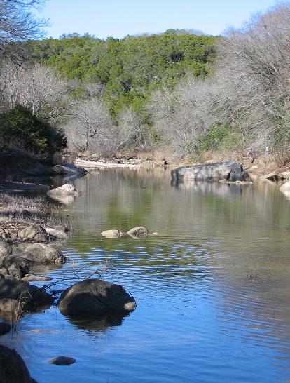 New Year's hike on Barton Creek Greenbelt